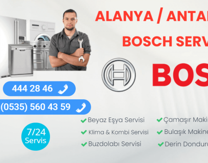 Alanya Bosch Servisi | Aynı Gün Hizmet