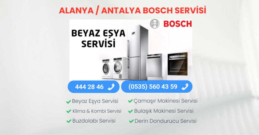 Bosch Servisi Alanya