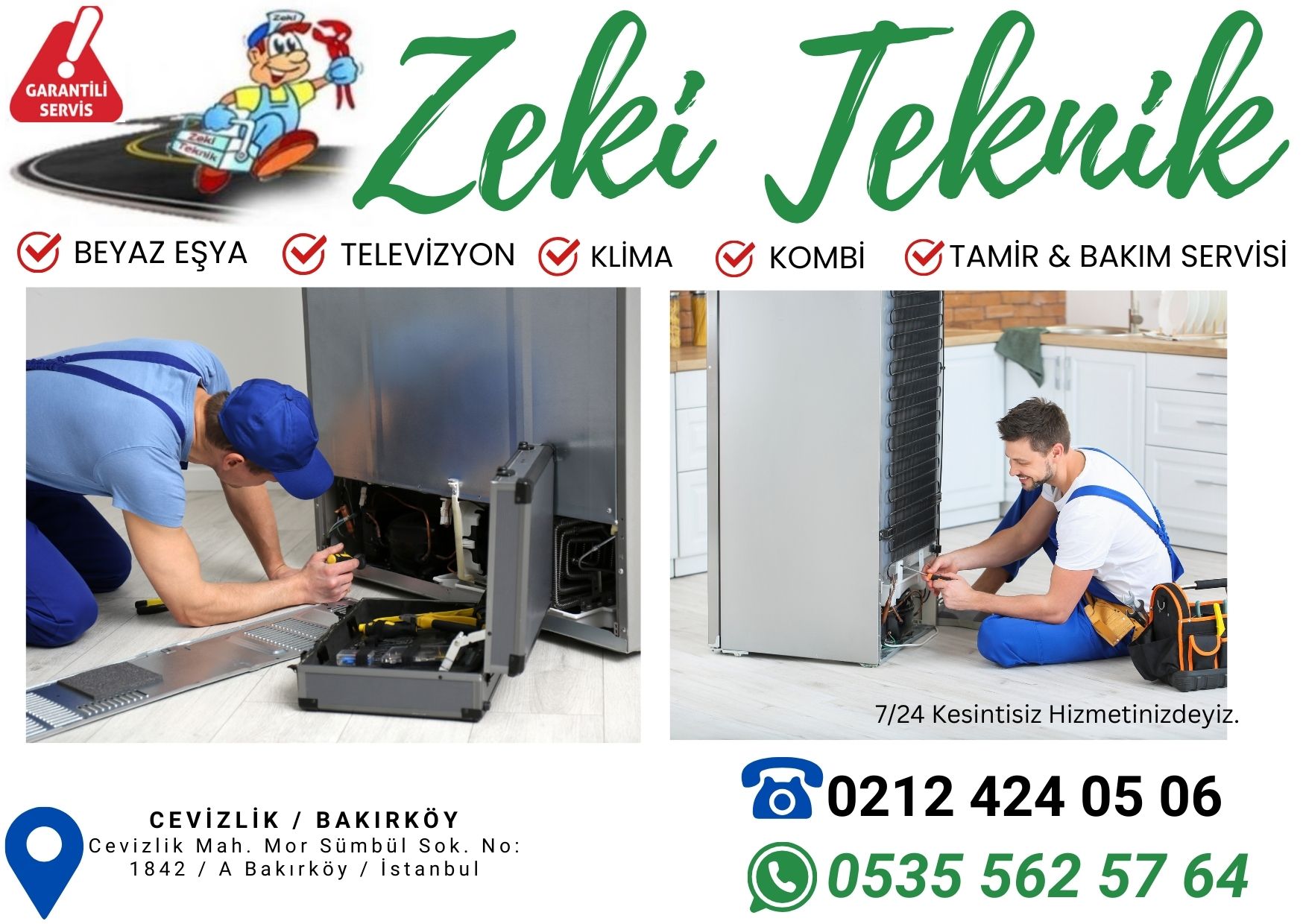 Cevizlik Buzdolabı Tamircisi